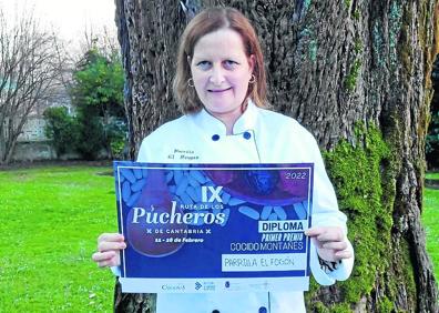 Imagen secundaria 1 - Covadonga Sánchez, cocinera de la parrilla El Fogón. 