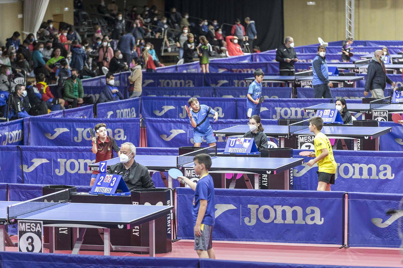 Fotos: El Campeonato de España de tenis de mesa se disputa en Santander