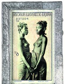 Imagen secundaria 2 - 'En la línea de sombra. La paradoja de la Ilustración'. Transparencia fotográfica, papel acuarela, cristal, madera de roble de recuperación. 