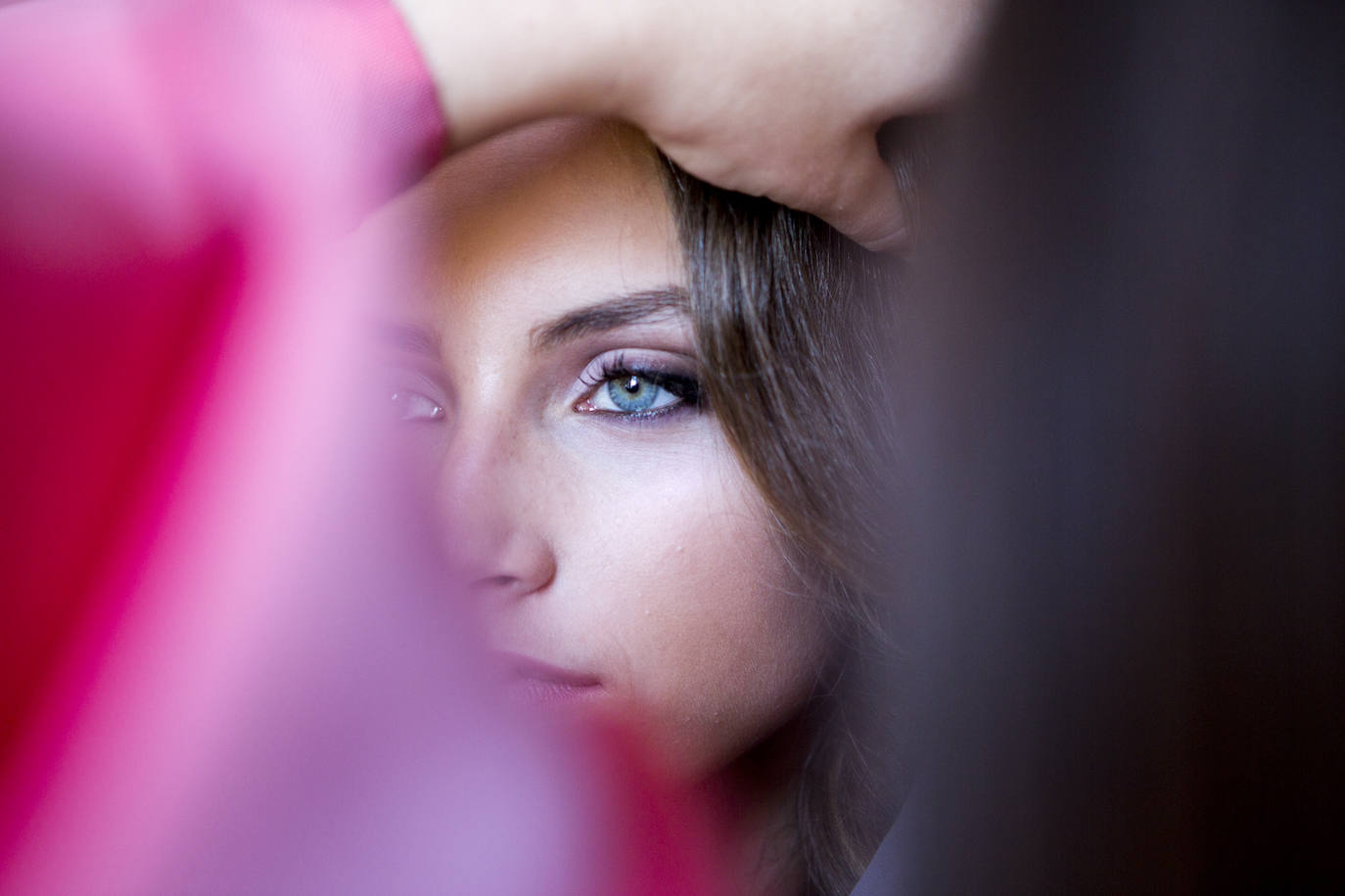 Sesión fotográfica en el Palacio de la Magdalena de la nueva guapa oficial cántabra y 'Miss Grand Spain', Alba Dunkerbeck.