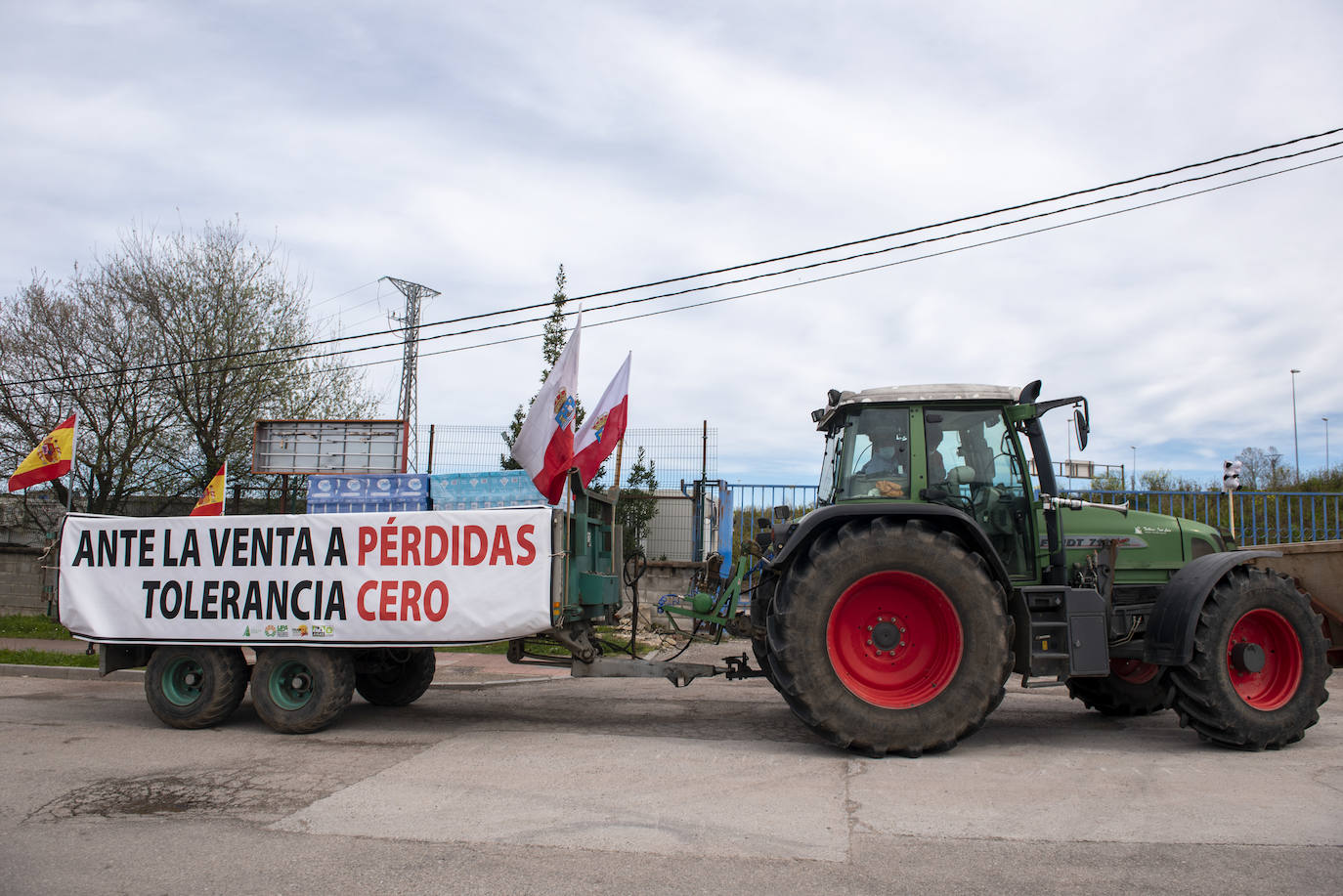 Fotos: Protestas por el precio de la leche