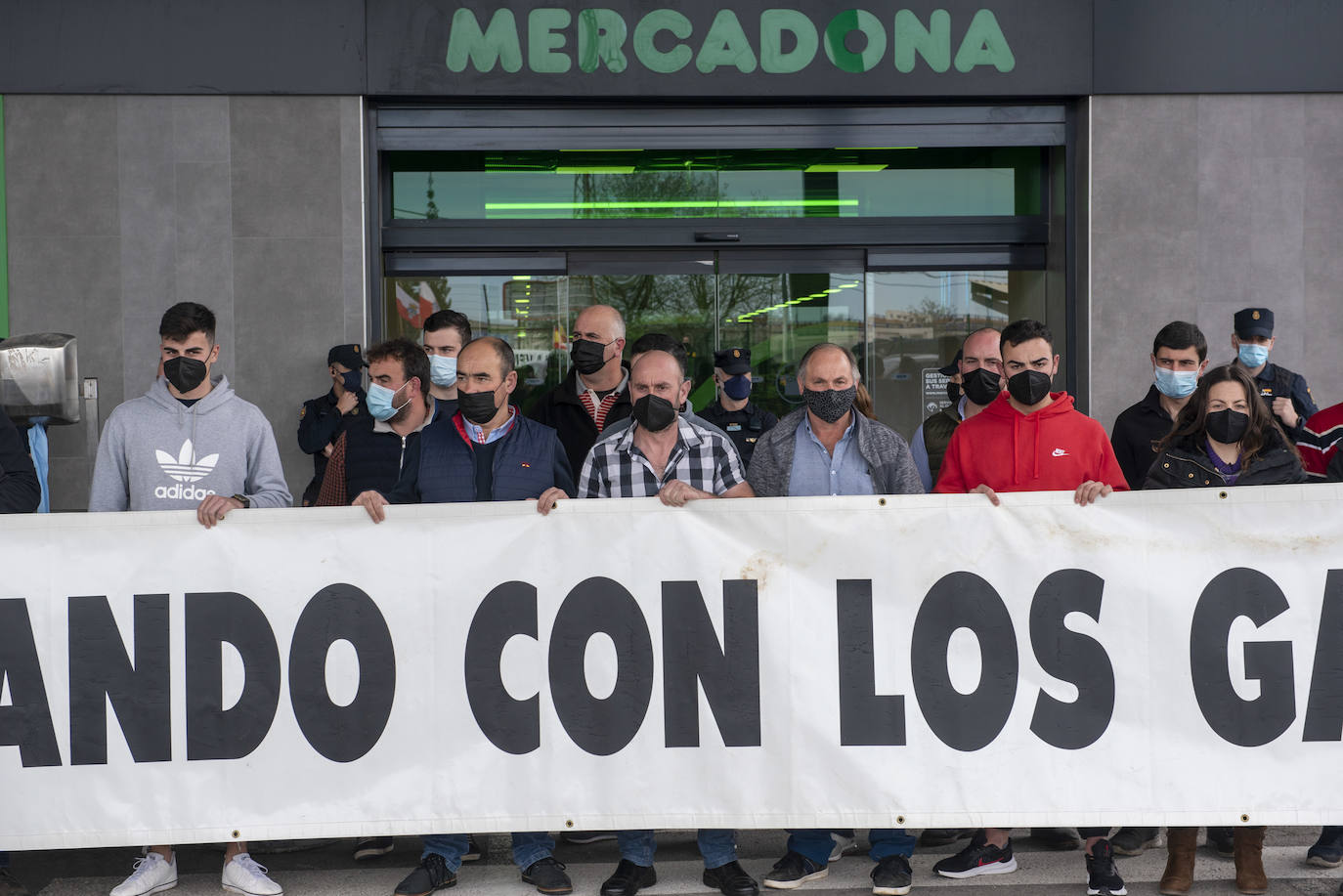 Fotos: Protestas por el precio de la leche