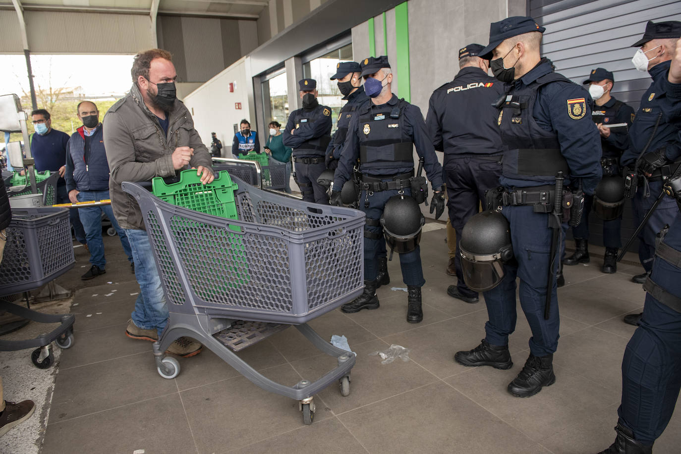 Fotos: Protestas por el precio de la leche