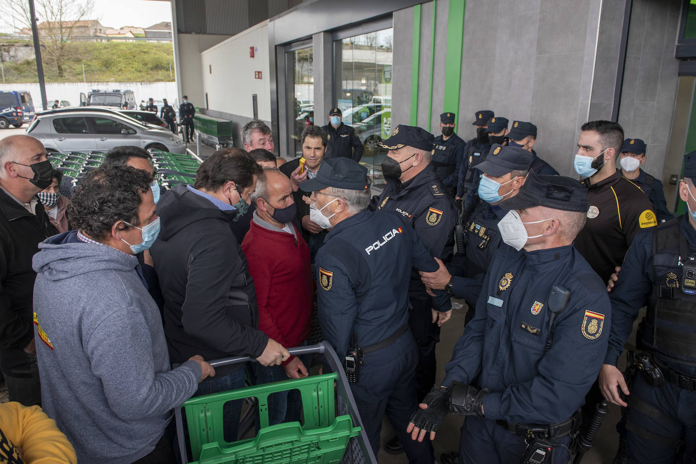 Fotos: Protestas por el precio de la leche