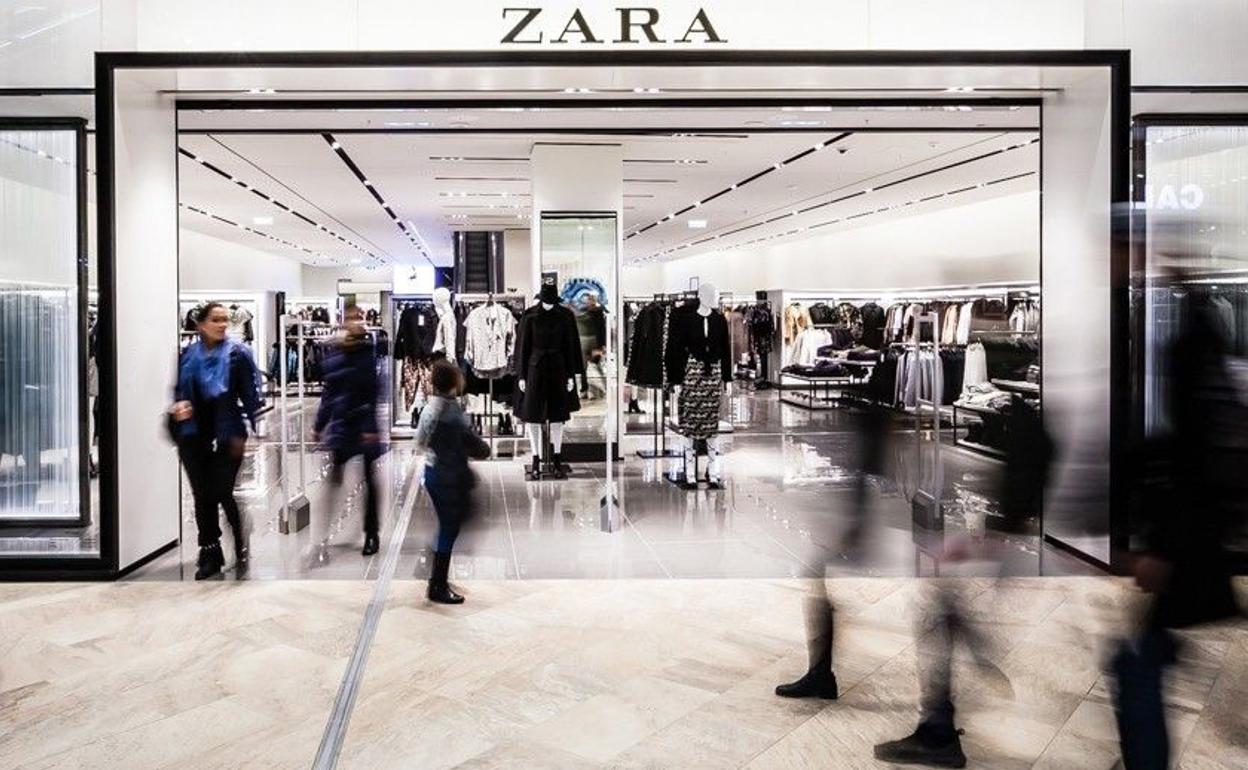 Exterior de una tienda de Zara, la firma más popular de Inditex.