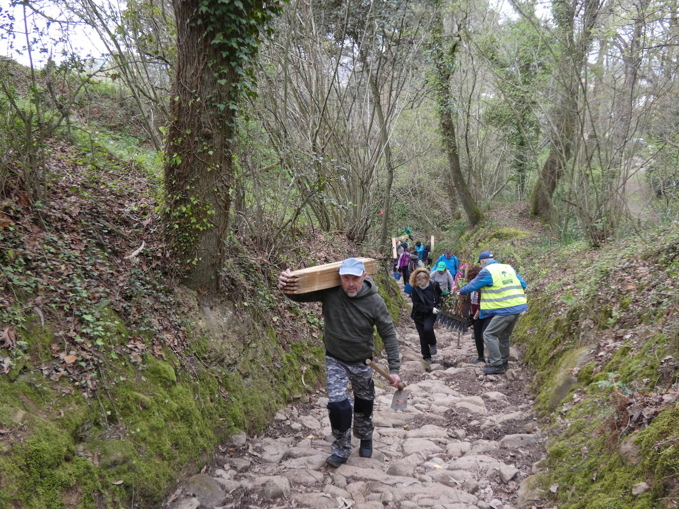 Fotos: Más de 80 voluntarios han participado en Colindres en la plantación de 200 árboles de distintas especies para conmemorar el Día del Árbol