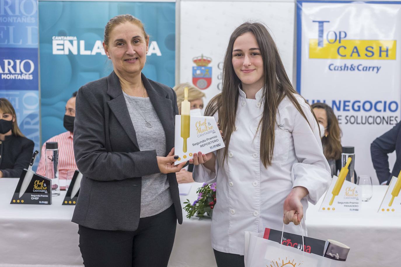 Carolina Entrecanales, de Granja Cudaña, y Helena de Campos, segunda Chef Panadera.