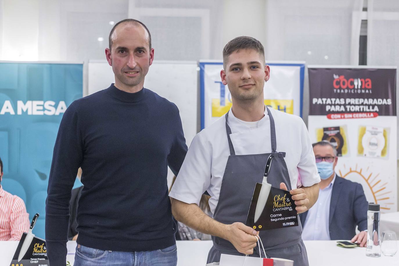 Manuel Quintana, de Carnicerías Quintana, Javier Aguado segundo premio en categoría de Carnes 