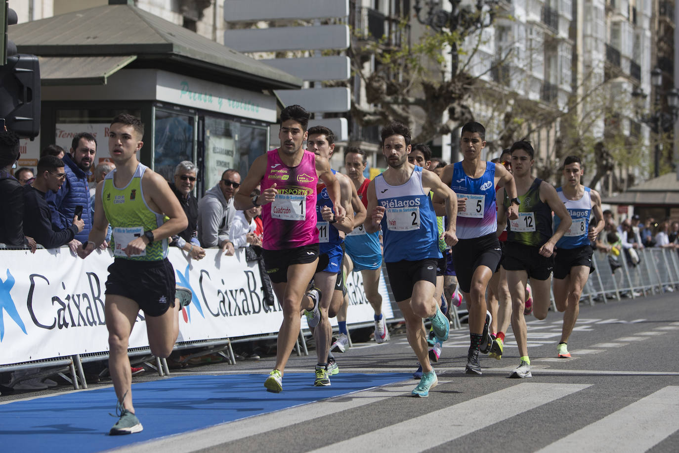 Fotos: Margarita Fuentes-Pila y Mohamed Attaoui vuelan en la Milla de Santander