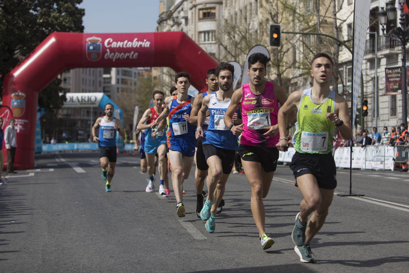 Fotos: Margarita Fuentes-Pila y Mohamed Attaoui vuelan en la Milla de Santander