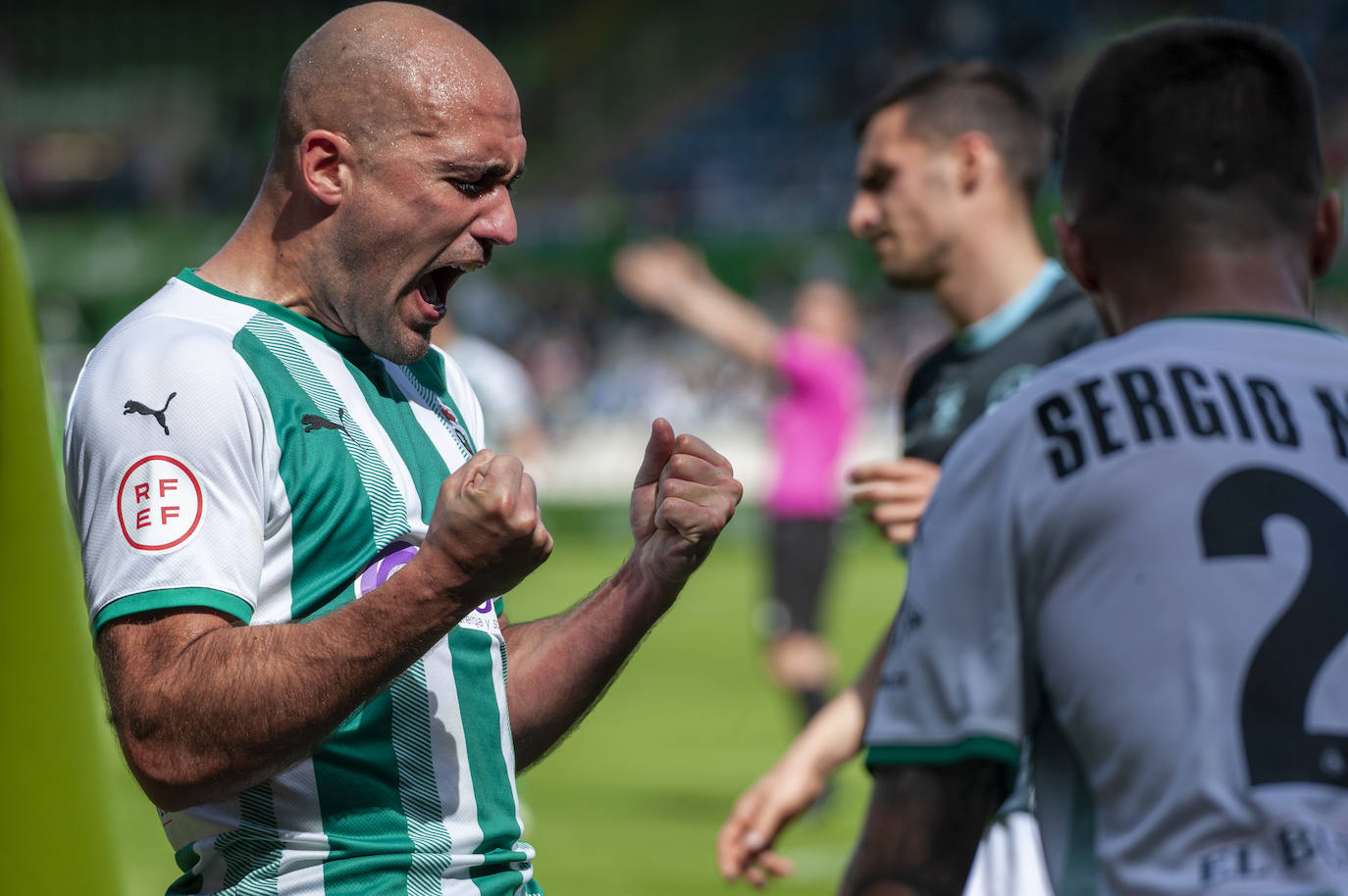 Choque poco brillante del equipo verdiblanco en el que se lleva los tres valiosos puntos