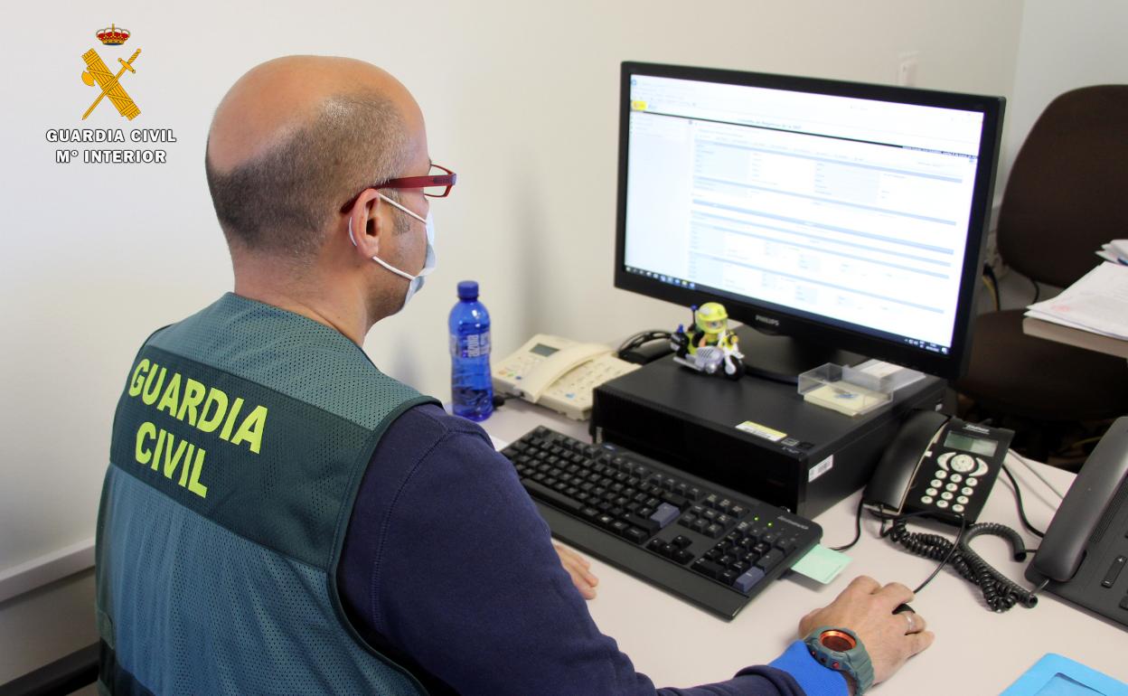 Fotografía enviada por la Guardia Civil de Cantabria. 