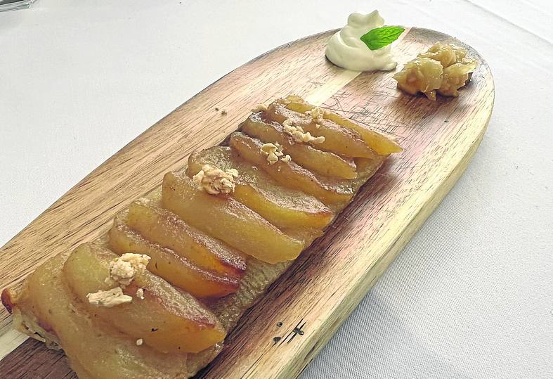 Tarta de manzana, finalista en el concurso de SS Gastronomika. 