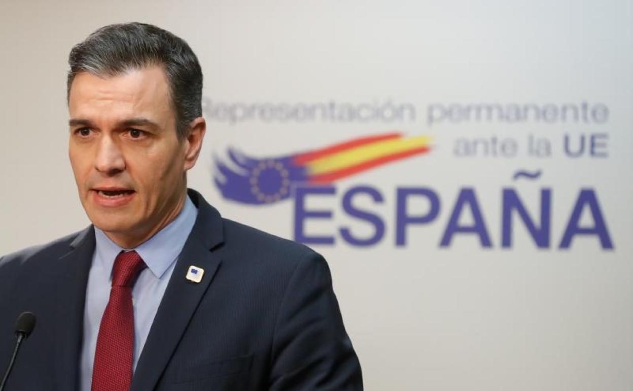 El presidente del Gobierno Pedro Sánchez 