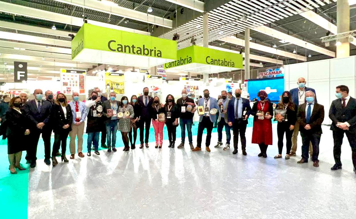 Stand de Cantabria en la feria alimentaria. 