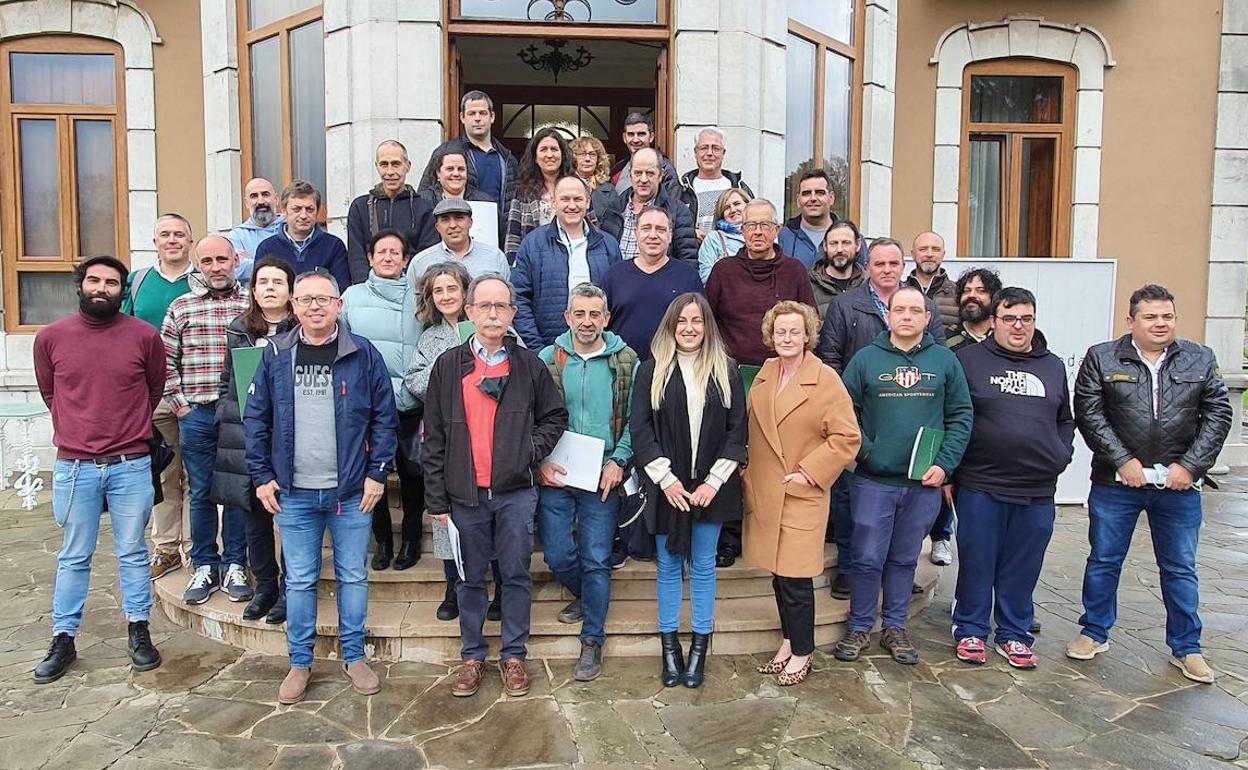 Empresarios asistentes al encuentro de trabajo. 