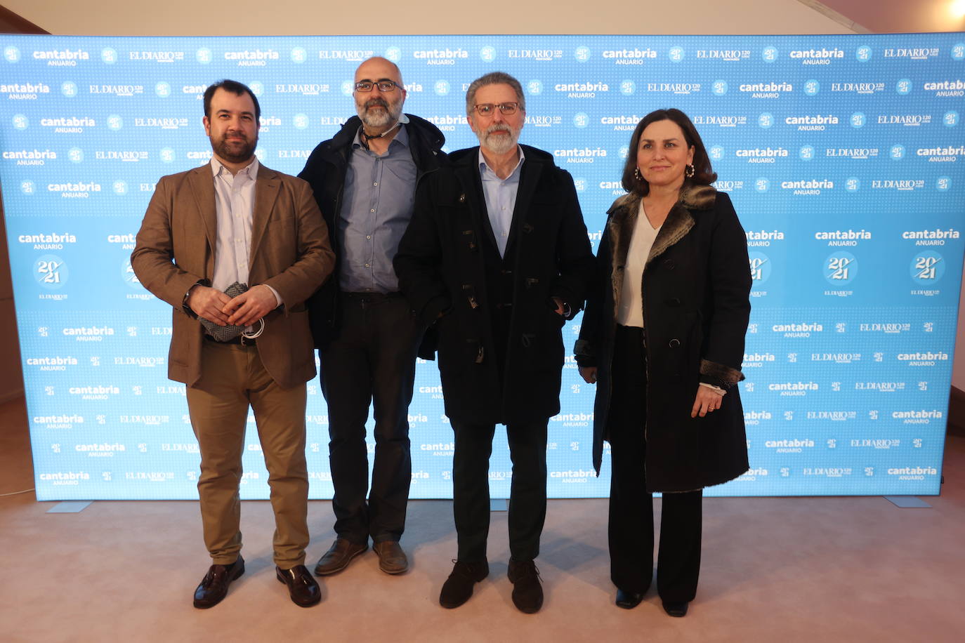 Francisco Dueñas, Daniel López, Ezequiel San Emeterio e Isabel Cuesta.