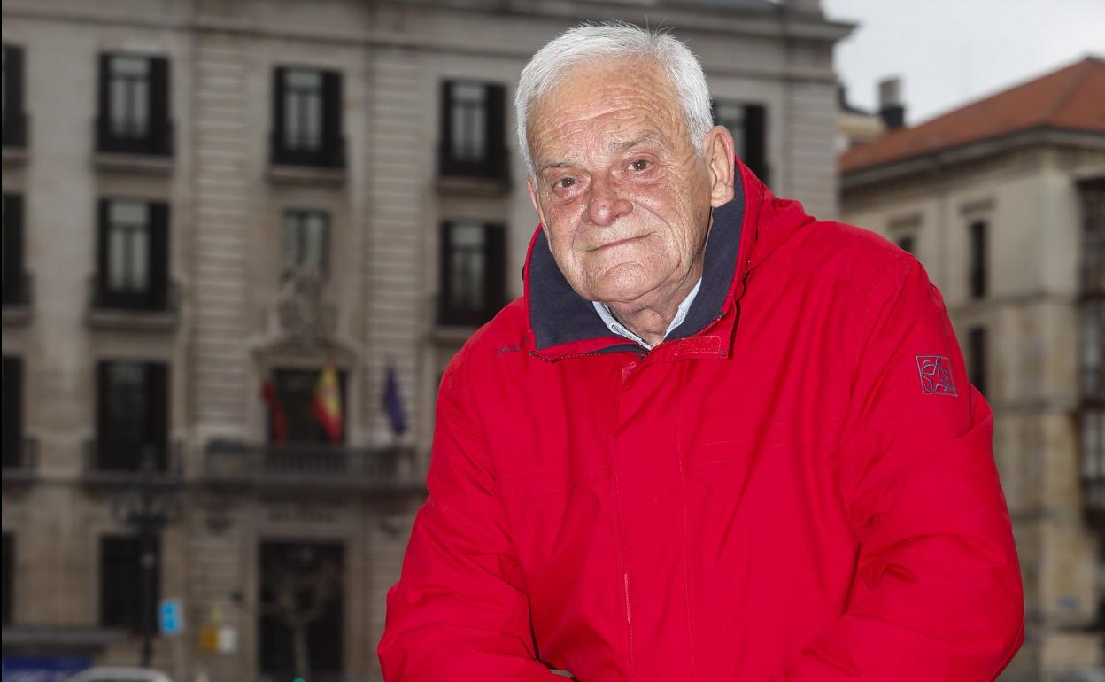 Rafael González Crespo, en Santander.