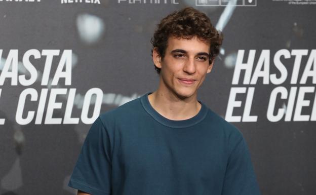 El actor Miguel Herrán en el photocall de la película 'Hasta el Cielo'.