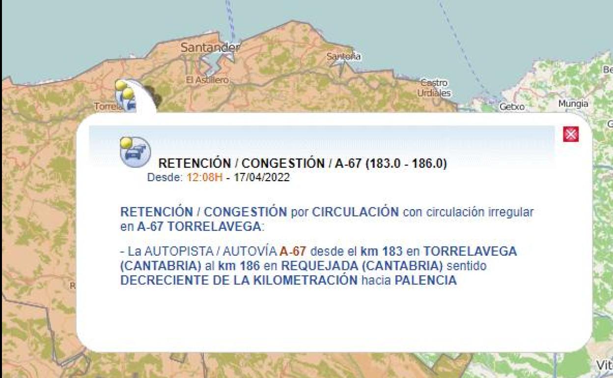 Tranquila operación retorno en Cantabria que solo deja puntuales retenciones en la A-8