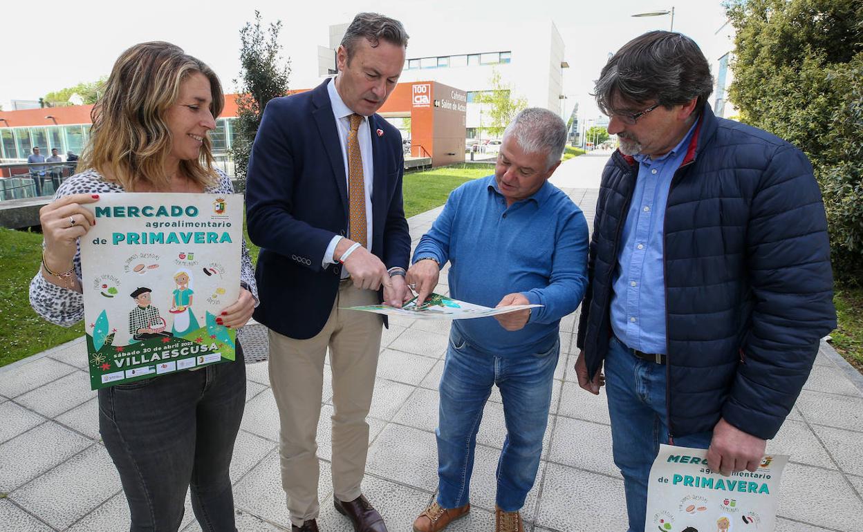 De izquierda a derecha, Marta López, Guillermo Blanco, Constantino Fernández y Óscar Méndez.