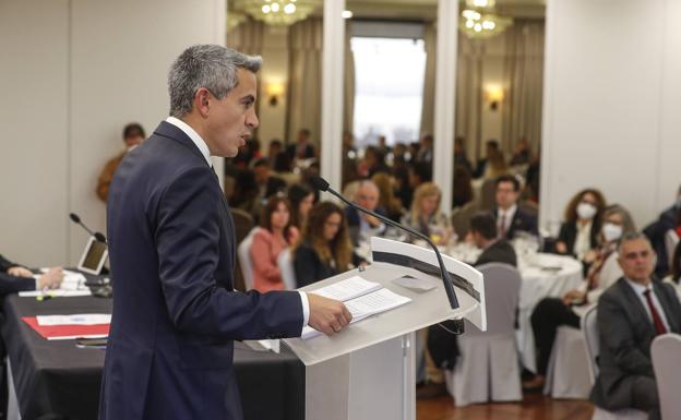 Zuloaga durante su intervención en el Foro