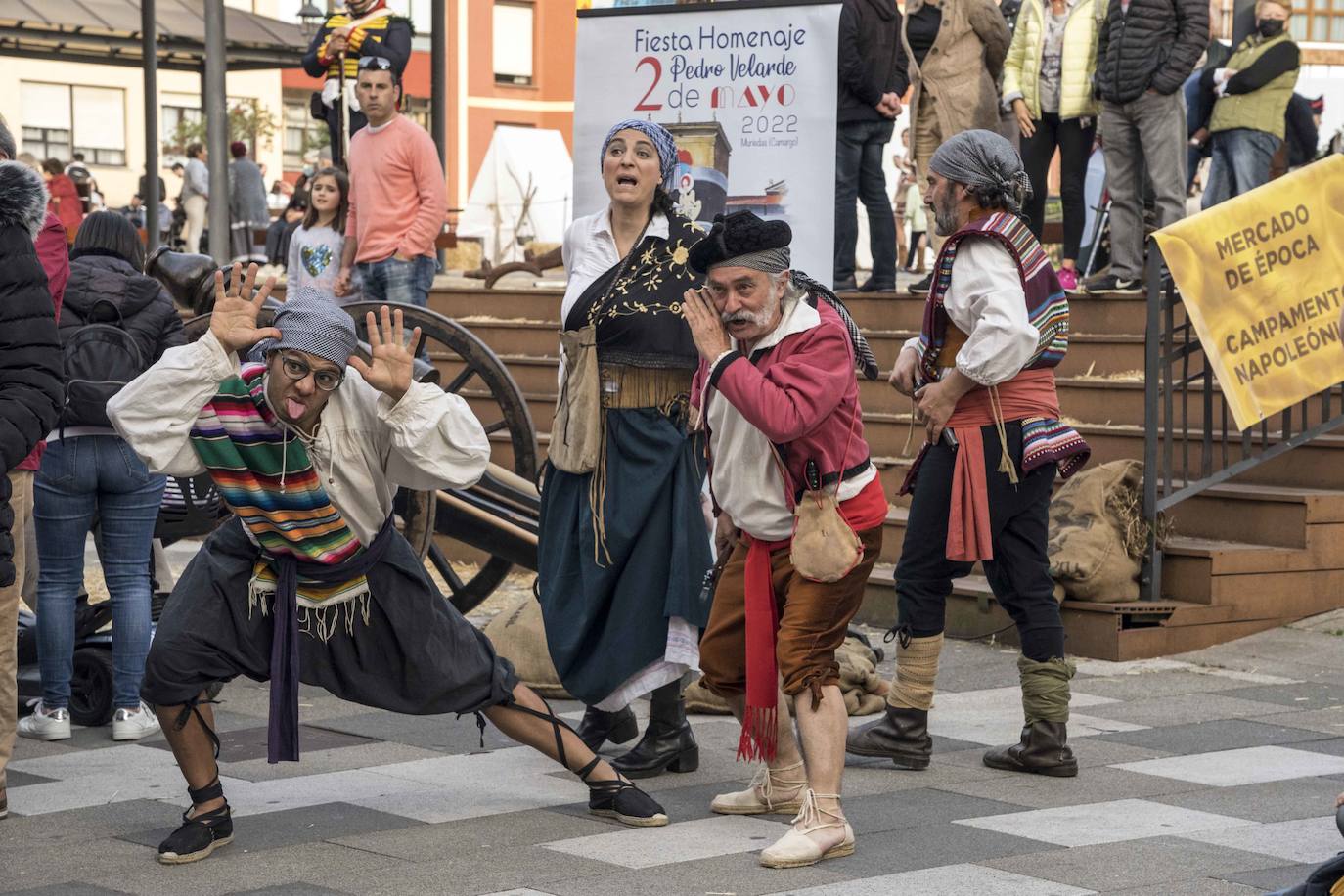 El municipio celebra hasta el 2 de mayo la Fiesta Homenaje a Pedro Velarde, una cita en recuerdo al militar de Muriedas que se va a desarrollar a través de varias actividades, espectáculos y actuaciones de calle dirigidas a toda la familia