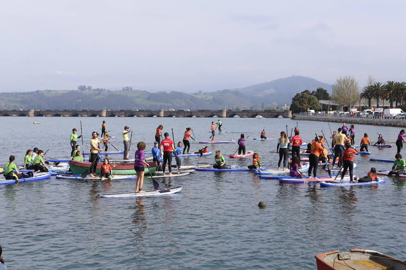 Fotos: La Travesía de Paddle Surf La Folía reúne a decenas de familias en San Vicente