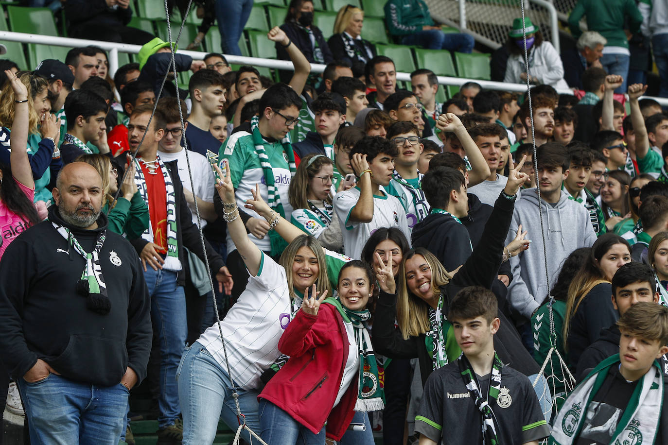 Una afición de Primera