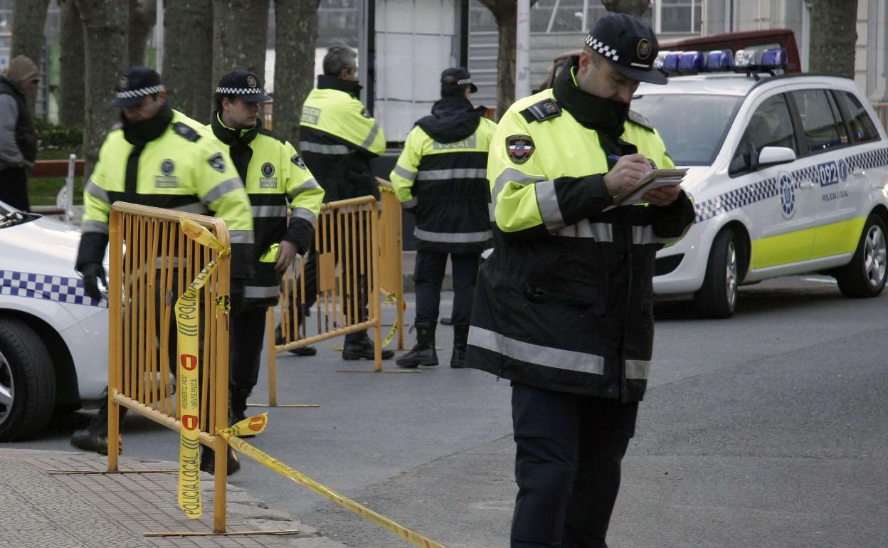 Una patrulla de la Policía Local de Castro Urdiales 