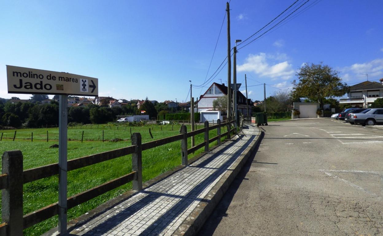 El tramo del Rivero que va a ser objeto de mejoras. 