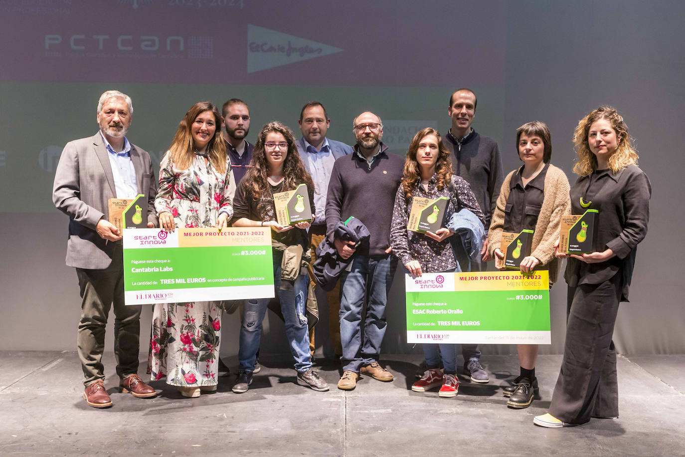 El Mejor proyecto Mentores fue para la ESAC Roberto Orallo, centro que contó con el impulso de Cantabria Labs. 