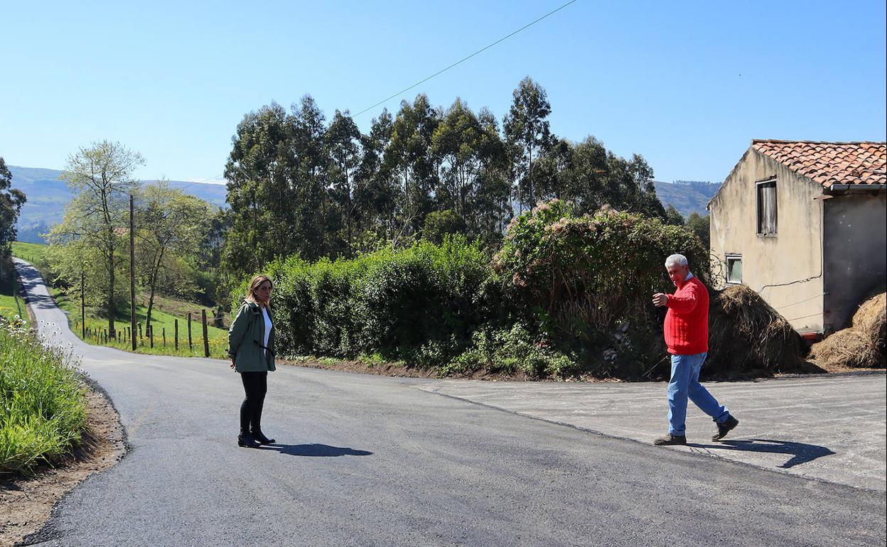 Las carreteras rurales se emplazan en los núcleos de Garzón, Helguera y Albergue 