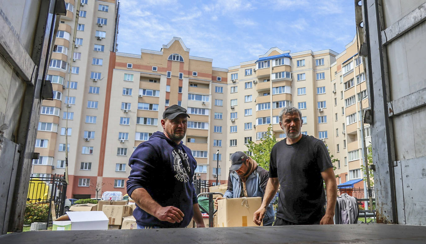 Fotos: La solidaridad cántabra llega a Bucha