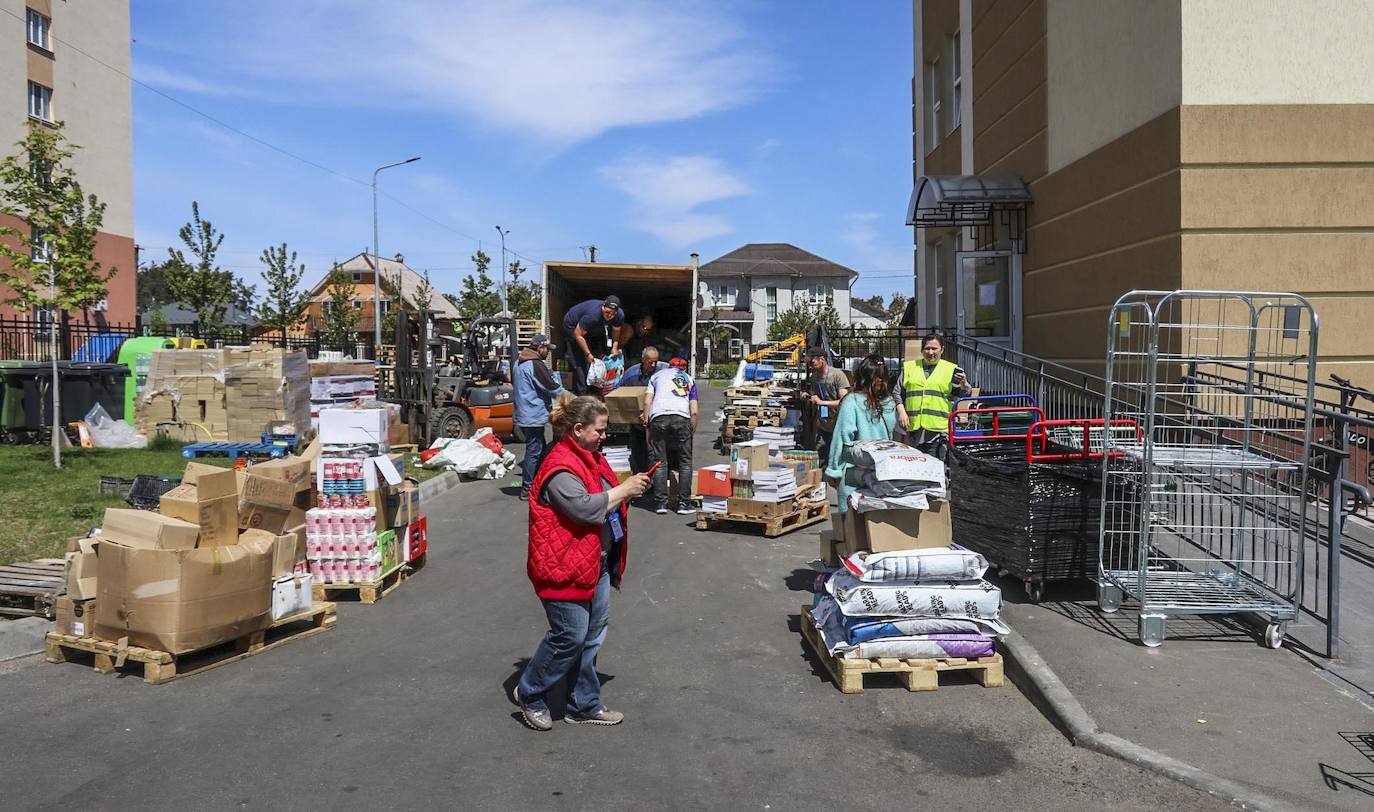 Fotos: La solidaridad cántabra llega a Bucha