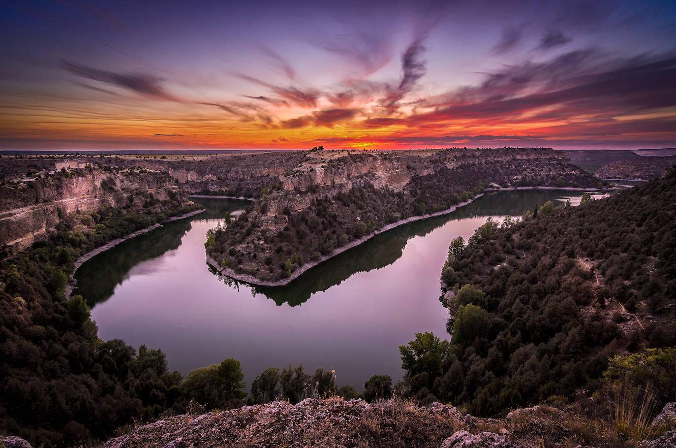 Piragüismo en las Hoces del río Duratón, Segovia 