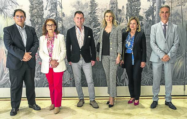 José F. González Payno, Teresa Nicolau, Francisco García, Vanessa Martínez, Melisa Pérez y Víctor González-Huergo.