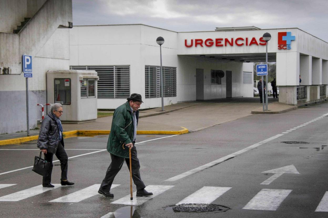 Acceso al Servicio de Urgencias del Hospital de Laredo. 