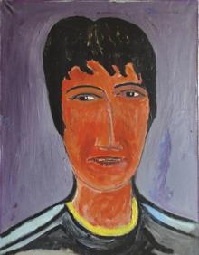 Imagen secundaria 2 - 1. Pío Muriedas con 'su farola' santanderina. | 2. Exposición de cuadros del artista en la sala Espacio Fraile y Blanco. | 3. Retrato de María Luisa Gochi, el gran amor del artista cántabro.