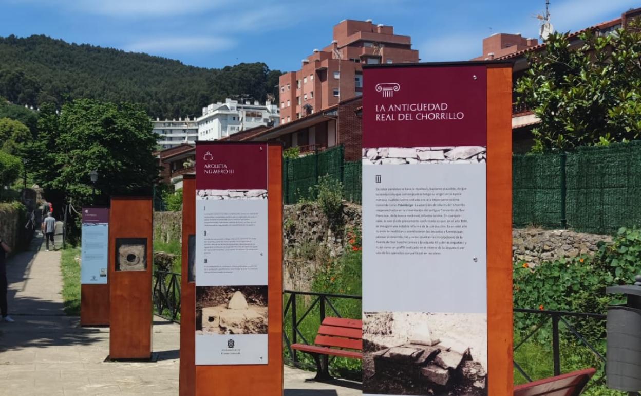 Nuevos paneles del acueducto romano del Chorrillo 