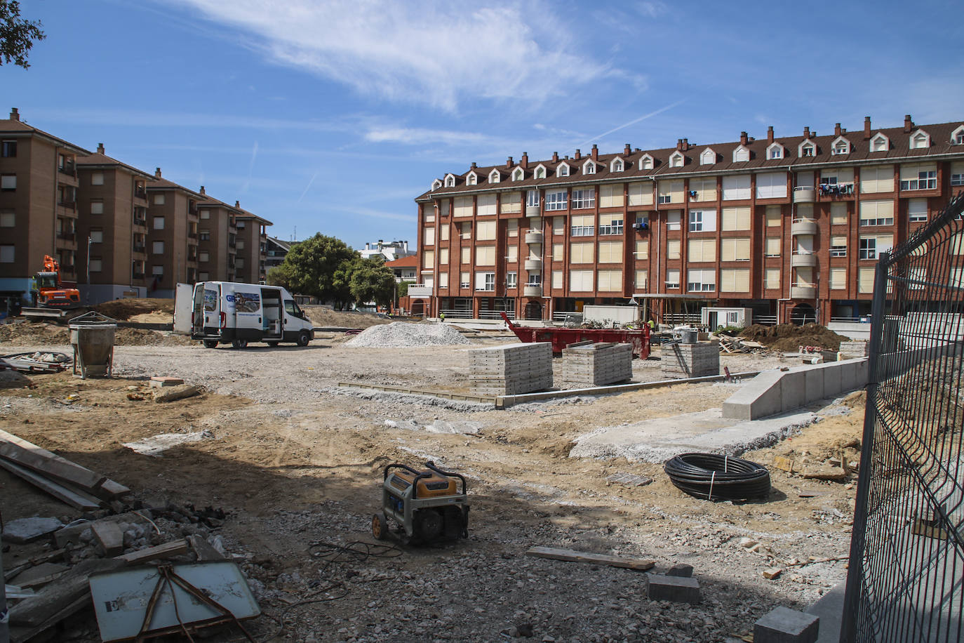 Fotos: Las obras de la plaza de Somo, en imágenes