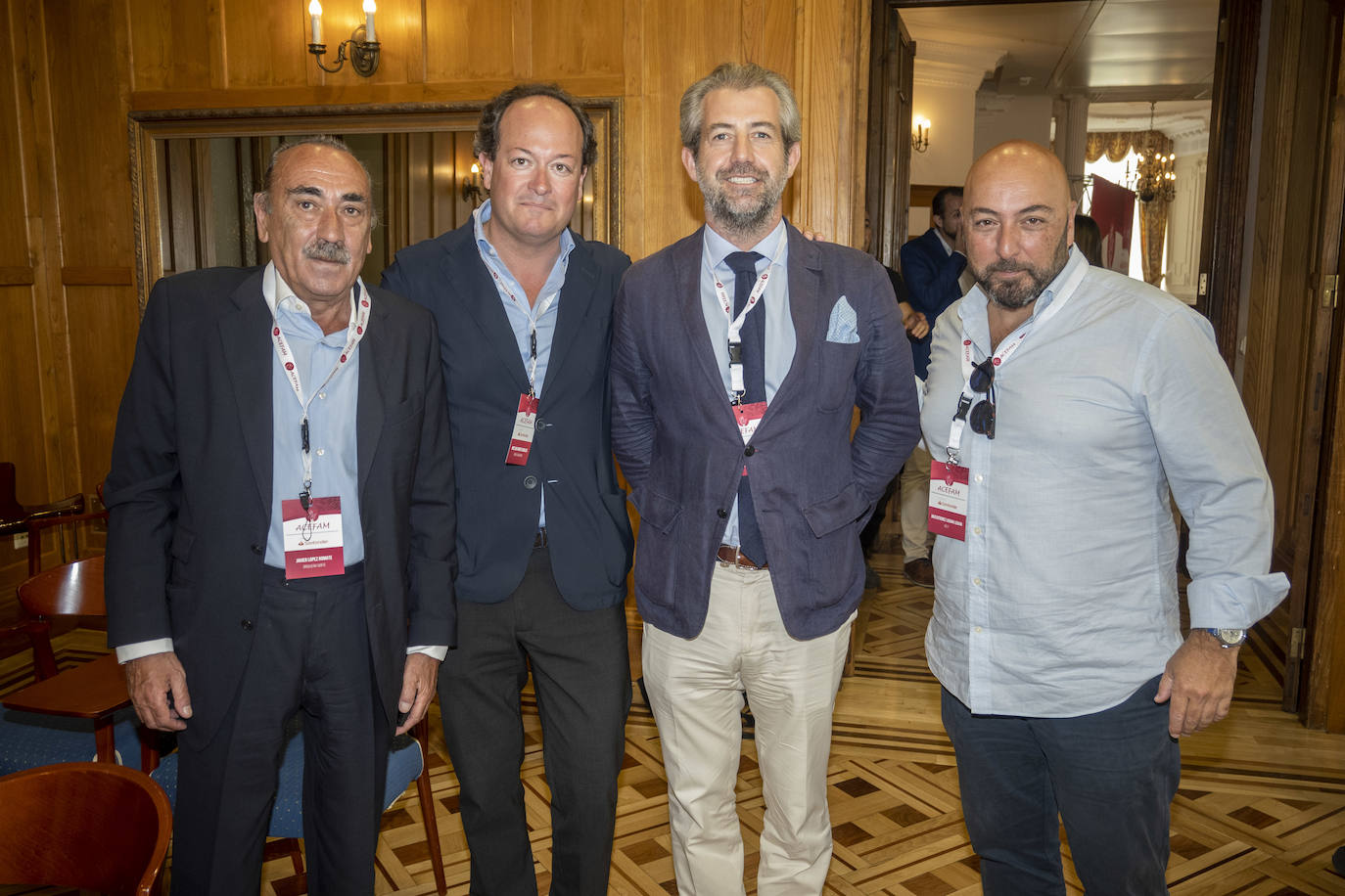 Javier López, José Luis Arruti, Manuel Huerta y Julio Gutiérrez Liébana.