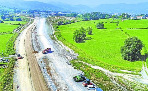 Salida a Sierrapando para enlazar con la autovía a Palencia. 