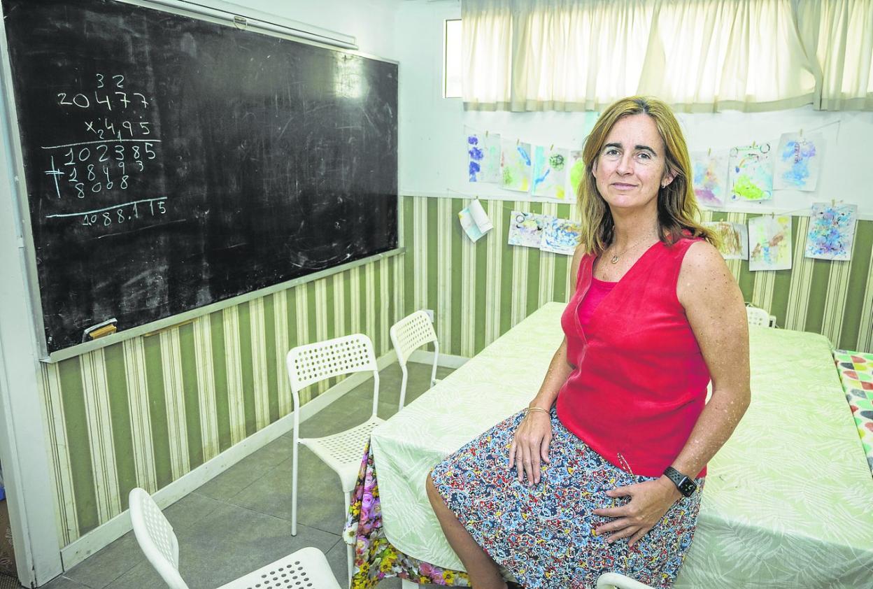 Ana Pombo, en la sede de ProInfancia, en Santander.