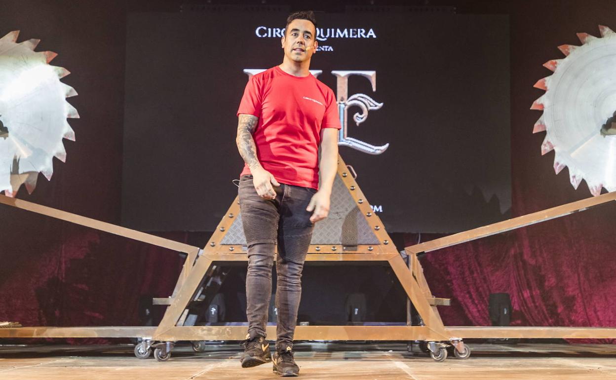 El mago cántabro Raúl Alegría.