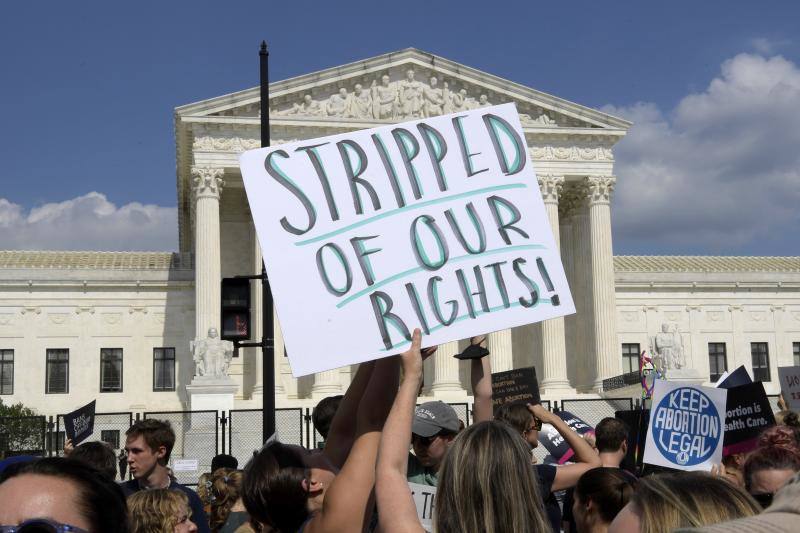 Fotos: Protestas en Estados Unidos contra la ilegalización del aborto