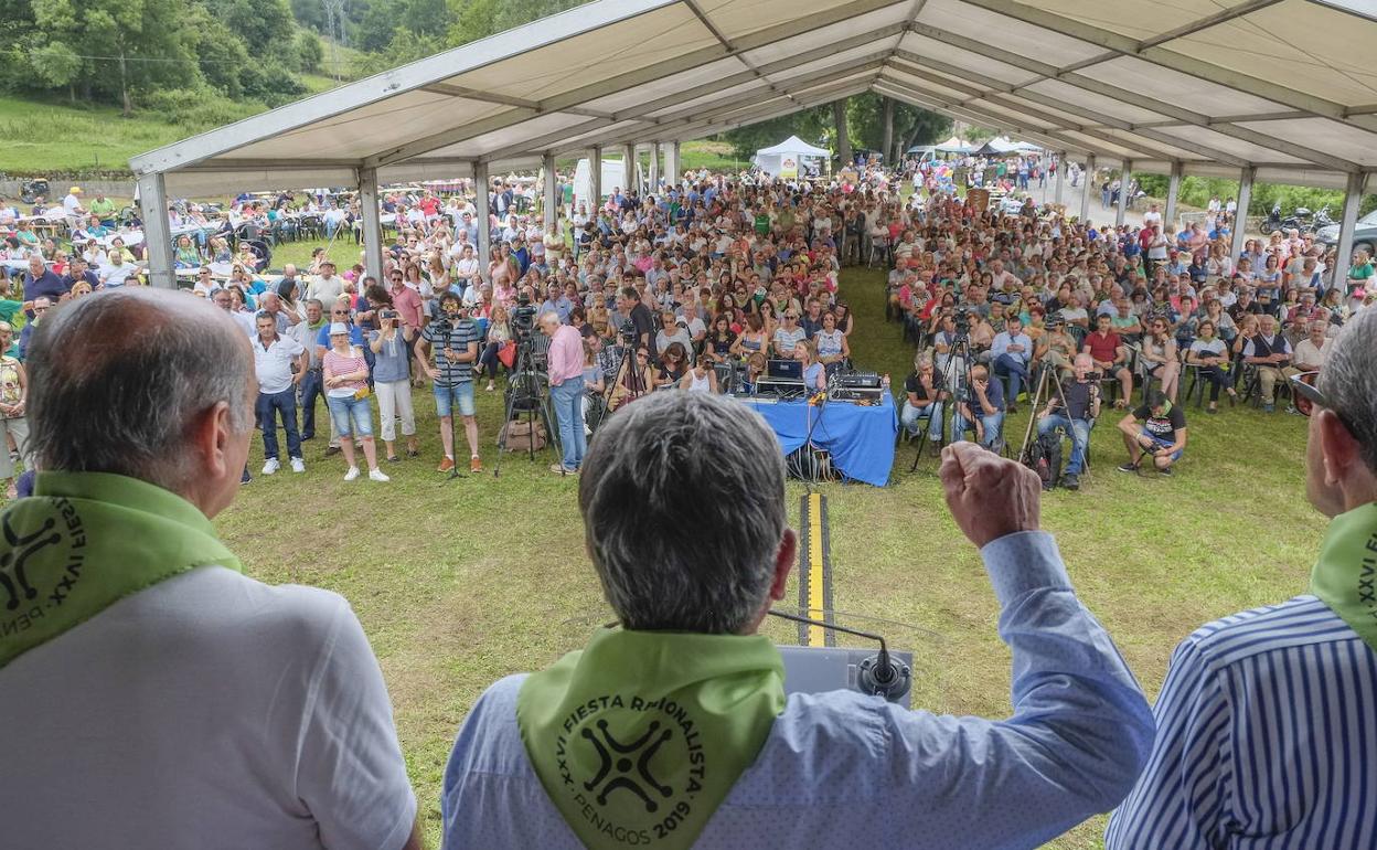 Imagen de la última fiesta del PRC, celebrada en 2019 en Penagos.