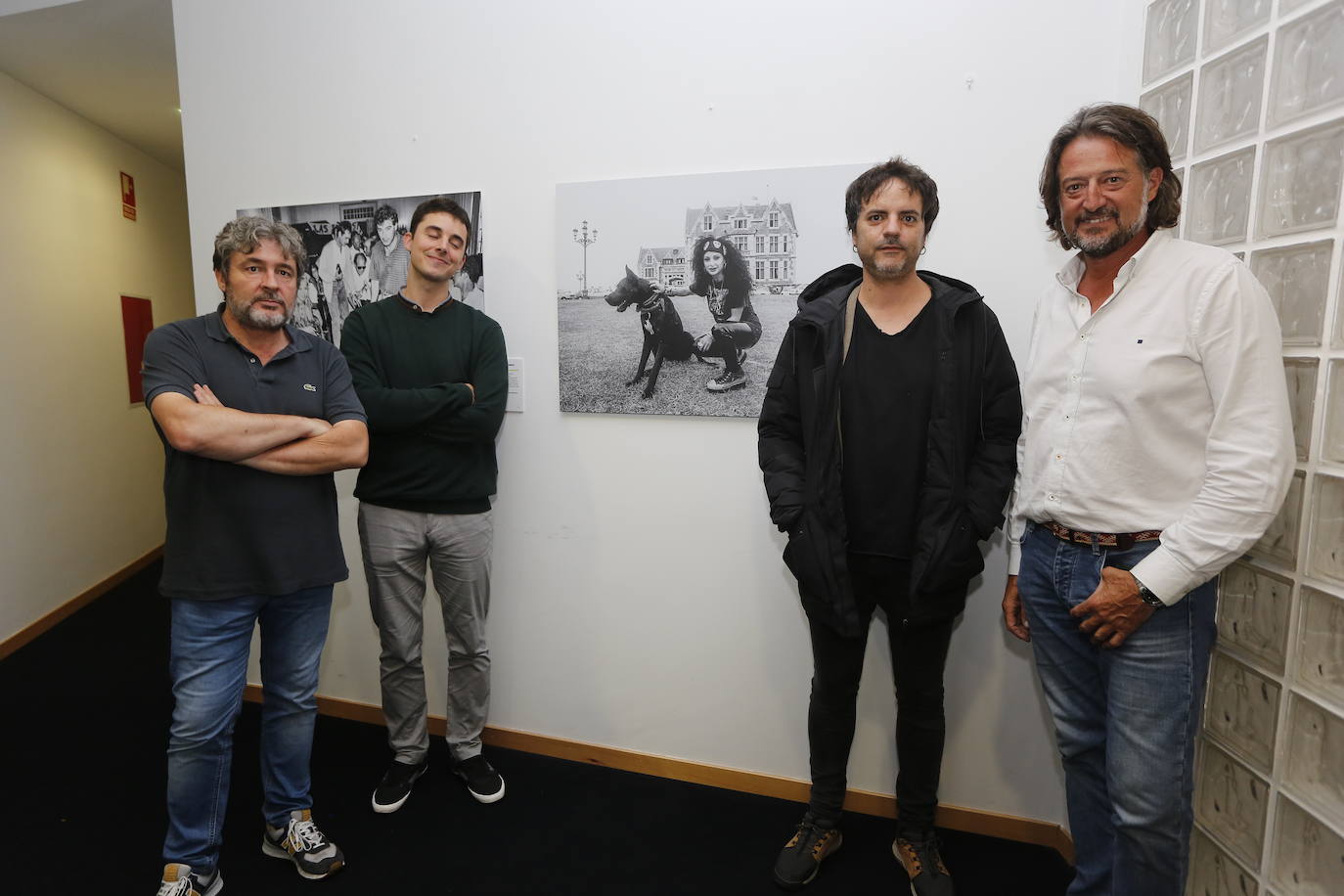 Miguel de las Cuevas (izquierda), Javier Gangoiti, Marc González y Jesús Lastra.