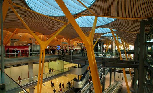 Terminal 4 del aeropuerto de Barajas, Madrid 