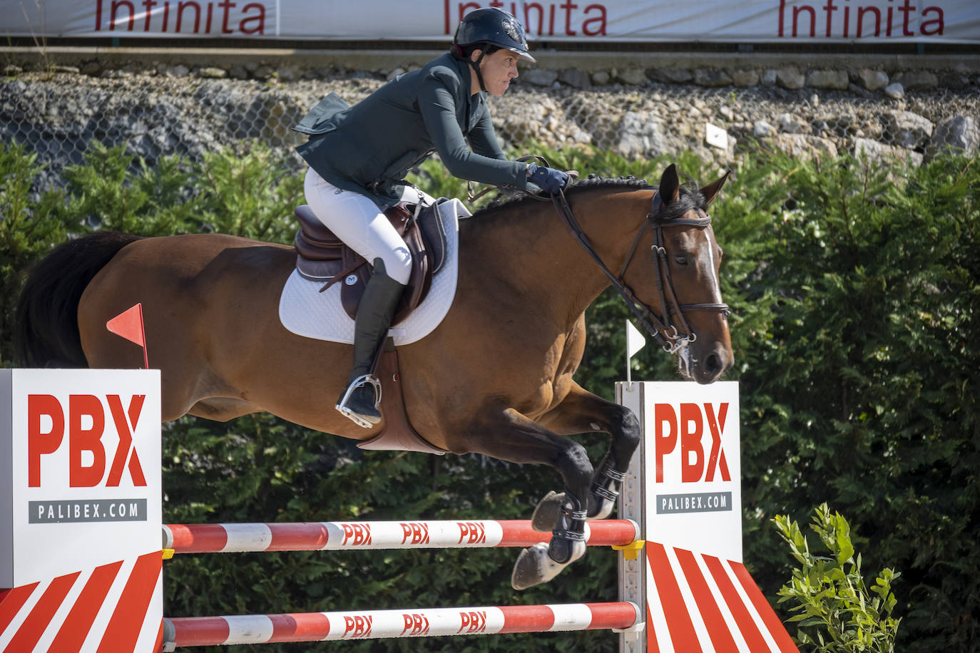 Fotos: Imágenes de la segunda jornada del Concurso de Saltos Internacional de Heras